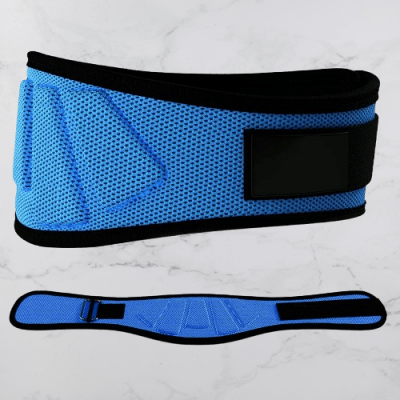 Ceinture pour la musculation - FitnessWaistBelts™ - Bleu - L'expérience Gym